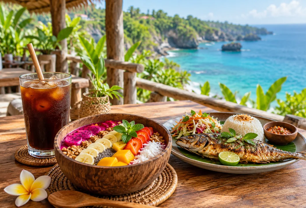 Nusa Penida’da ne yenir? Kuzey kıyısında restoran ve kahve